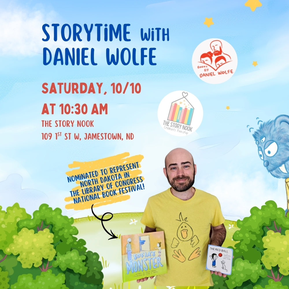 📚✨️ Free- Special Storytime w/ ND children's Author Dainel Wolfe | 10/10/26