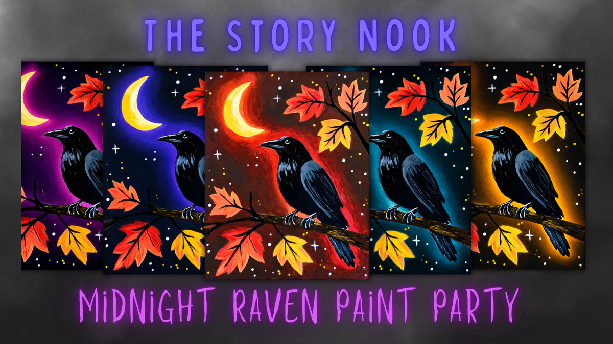 🖤🐦⬛ Midnight Raven Paint Party | Adults Only 🐦⬛🖤