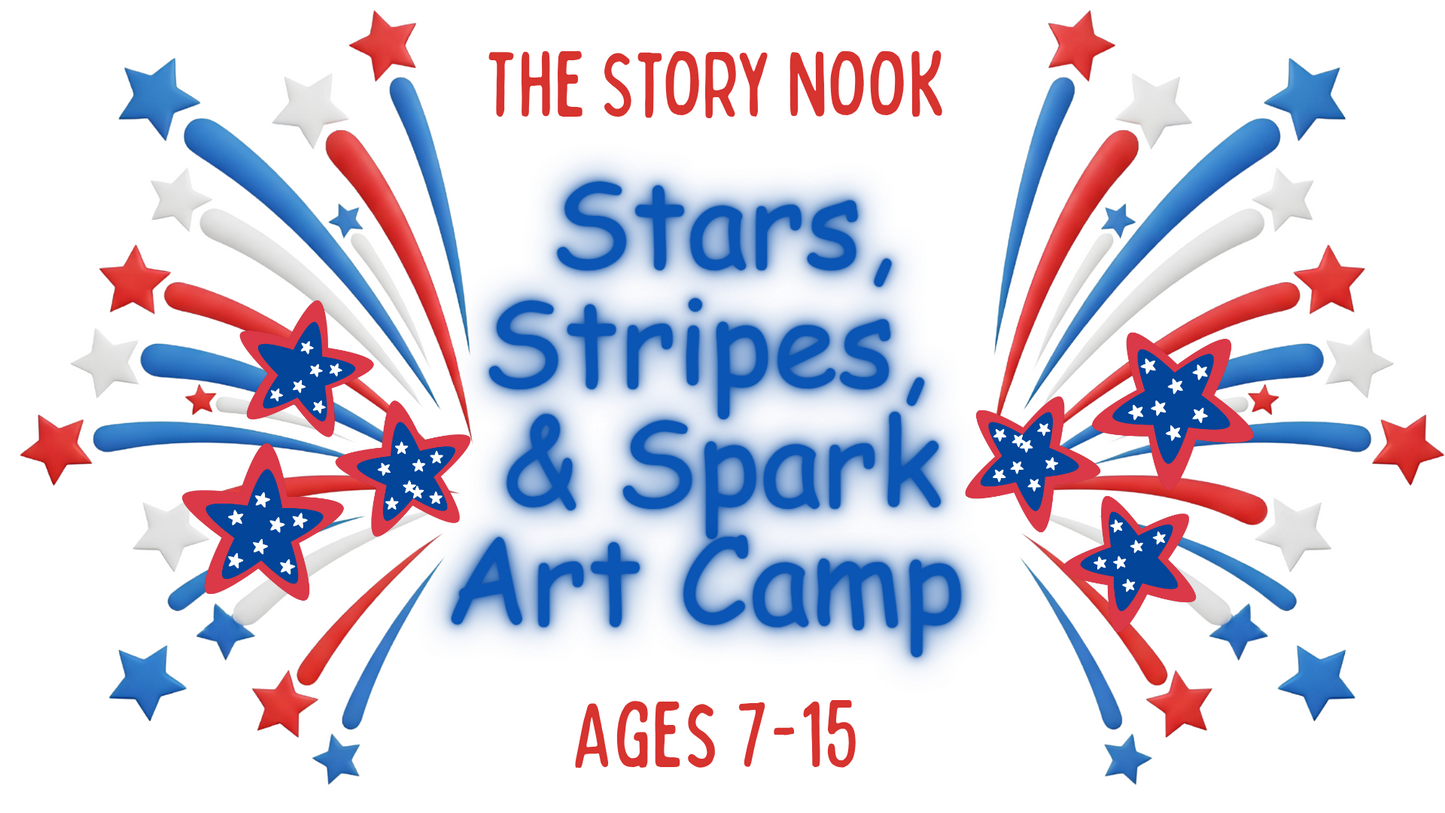 🇺🇲🧨 Stars, Stripes, & Spark Art Camp | Ages 7-15 🧨🇺🇲 July 1-3