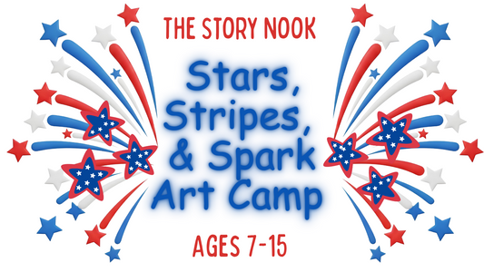 🇺🇲🧨 Stars, Stripes, & Spark Art Camp | Ages 7-15 🧨🇺🇲 July 1-3