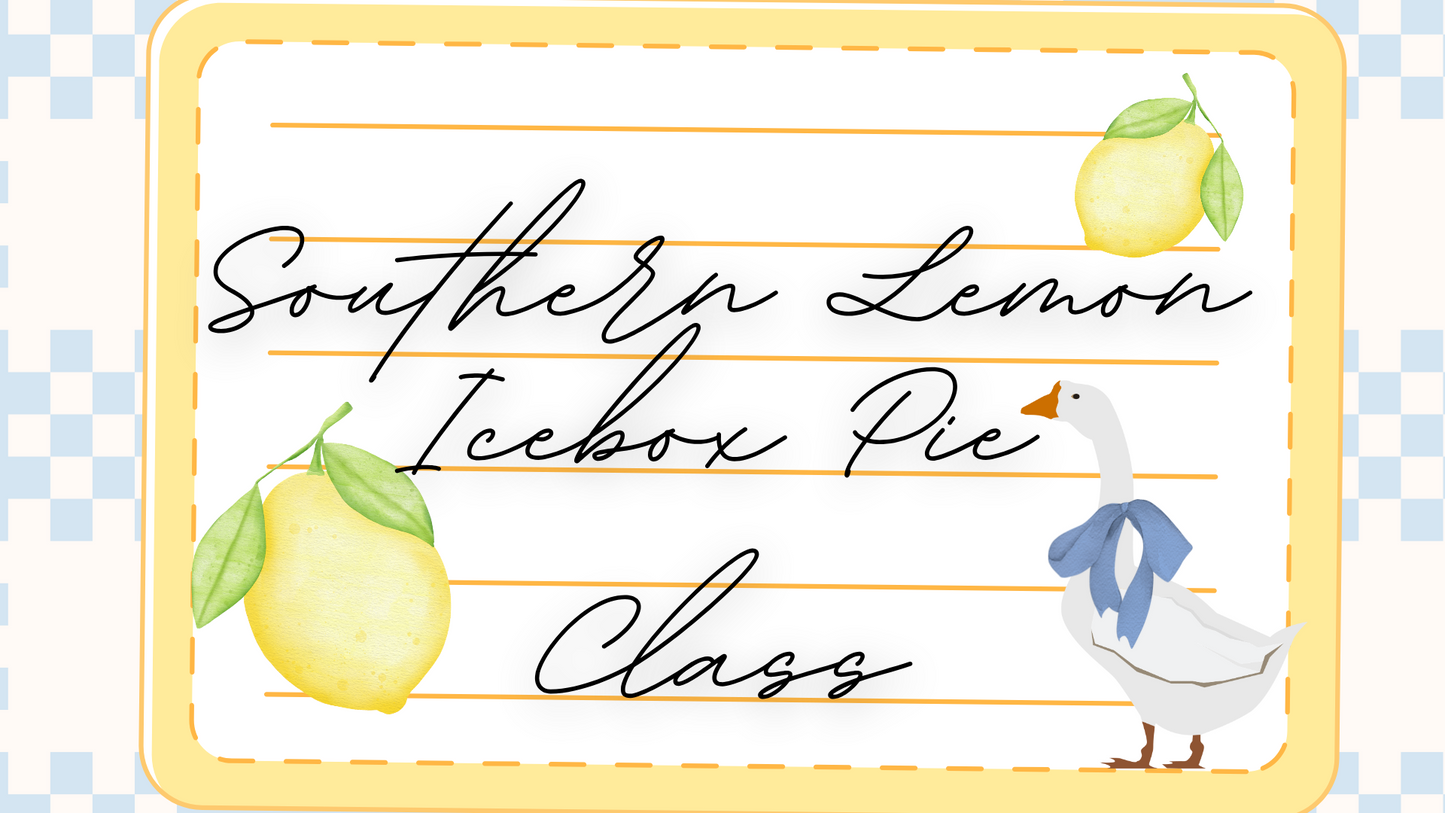 🍋 Southern Lemon Icebox Pie Night 🍋