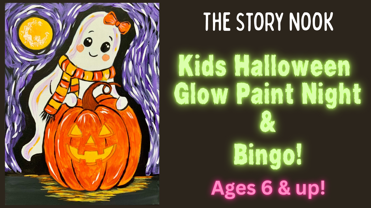👻🎃 Kids Halloween Glow Paint Night & Bingo! | Ages 6+