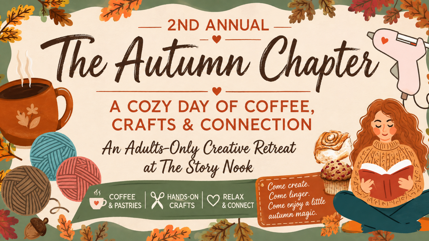 🍂🧶The Autumn Chapter - Adult Only Creative Retreat 🧶🍂