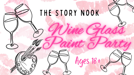 💝 Valentines Wine Glass Paint Party - 18+ Event 💝